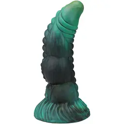 Фалоімітатор Doc Johnson Vac-U-Lock Green Serpent - мініатюра 2