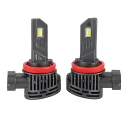 LED лампи для авто Pulso H8 H9 H11 H16 LED-chips Flip chip 9-16V 2*50W 6000Lm 6500K