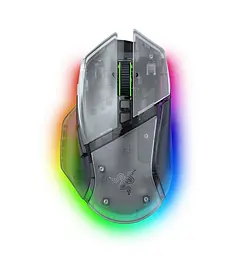 Razer Михайло Basilisk V3 Pro 35K, RGB, USB-A/WL/BT, Phantom White Ed.