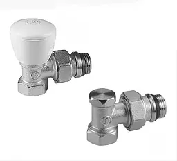 Комплект кутових кранів Giacomini R5X033 + R16X033 1/2" Верх/Ніз 30412