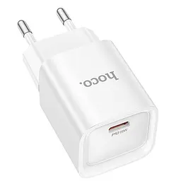МЗП Hoco C146A Charm PD20W (1USB-C) White - мініатюра 2