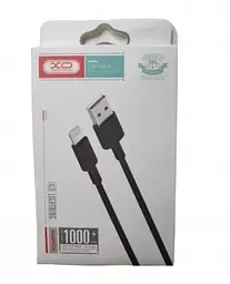Кабель XO NB156 USB cable for lightning Black - мініатюра 2