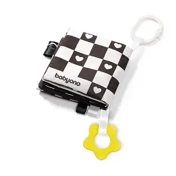 Розвиваюча м'яка книжка BabyOno Black&White - мініатюра 2