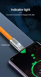 Кабель USB Type-C для швидкого заряджання, силіконовий, 120 W 1 м - мініатюра 4