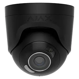 IP-камера Ajax TurretCam HL Black 8МП (2.8мм) (Ajax TurretCam HL (8 Mp/2.8 mm) black)