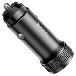 Автомобільний зарядний адаптер швидкого заряджання HOCO Z49B Level 2 port car charger 38W чорний
