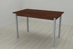 Стіл кухонний Ferrum-decor Маріо 75x120x70 Сірий ДСП Венге 16мм (FRD-105625) - мініатюра 4