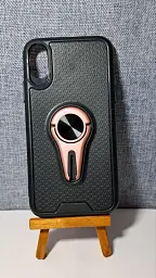 Чохол-накладка Hoco Car Mount з магнітом+тримачем для Apple iPhone X iPhone XS Black/brown - мініатюра 2