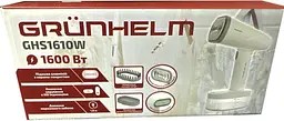 Вертикальний відпарювач Grunhelm GHS1610W ручний парова праска для одягу 1600 Вт 250 мл 25 г/хв - мініатюра 5