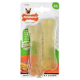 Nylabone Flexi Chew Twin Pack нилабон флекси чью жевальна іграшка кістка для собак до 7 кг