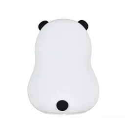 Нічник дитячий силіконовий Панда LOSSO світлодіодний світильник RGB 1200 мАч White (18966) - мініатюра 2
