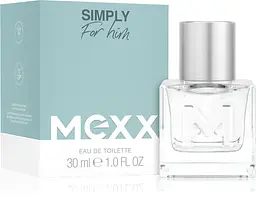 Оригінал Mexx Simply for Him 30 мл Туалетна вода - мініатюра 2