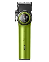 Машинка для стрижки VGR V-001 10 насадок LED Зелений (2390000031)