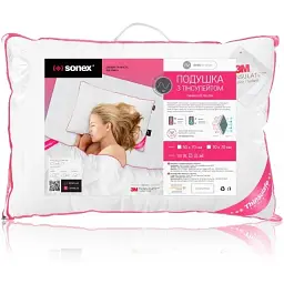 Подушка Sonex Micro з тінсулейтом стьобана 50х70 см (SO102035) - мініатюра 3