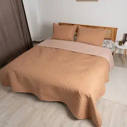 Покрывало ТЕП Vintage микрофибра 220x240 см кофейное