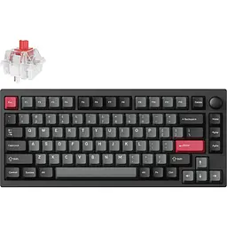 Клавіатура Lemokey P1 Pro Keychron Super Red Carbon Black (P1P-M1-UA) [153086] - мініатюра 2