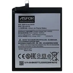 Акумулятор Aspor BN35 для Xiaomi Redmi 5