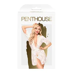 Комплект пеньюар, трусики з доступом та браллет Penthouse - Hypnotic Power White XL Penthouse IG6598BASE; SO5272 95764 - мініатюра 3