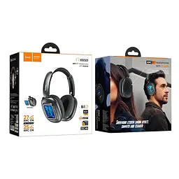 Навушники HOCO Lasting ANC BT headphones with display ESD23 BT6.0, 25/27h - мініатюра 2