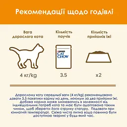Набір вологого корму для дорослих котів Purina Cat Chow Adult з лососем і зеленою квасолею 85 г х 10 шт. - мініатюра 9