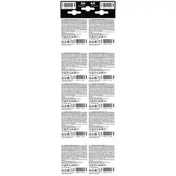 Батарейка Duracell AA MN1500 LR06 (плакат 2*10) * 20 (5010608/5014439) - мініатюра 2