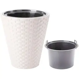 Горщик для квітів Form-Plastic Rattana-40 32 л білий (3820-011)