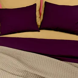 Плед-покривало Cosas Greek Waffle Beige вафельне 110х140 см (Blanket_34Beige_GreekWaffle_110x140) - мініатюра 2