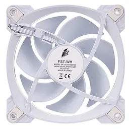 Вентилятор 1stPlayer FS7 White (FS7-WH-1IN1) - мініатюра 8