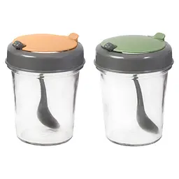 Спецівниця Herevin 2024 Colours Conical Spice Jar з ложкою Mix 320 мл 1 шт. в асортименті (131509-150)