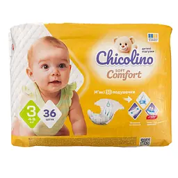 Підгузки Chicolino Soft Comfort 3 (4 - 9 кг), 36 шт