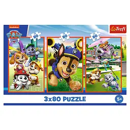 Пазл Trefl Paw patrol Собача банда 3 х 80 елементів (5900511348866) - мініатюра 5