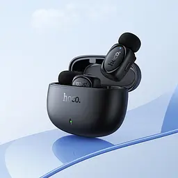 Бездротова мікрофонна система HOCO L19 Graceful dual-mic (iP/Type-C) Black (6942007655477) - мініатюра 9