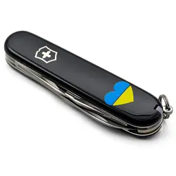 Ніж Victorinox Spartan Ukraine Black "Серце Жовто-Блакитне" (1.3603.3_T1090u) - мініатюра 5