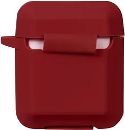 Кейс TOTO Plain Ling Angle Case AirPods Wine Red - мініатюра 2