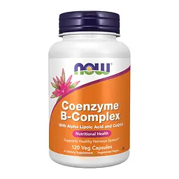 Вітамінний комплекс Coenzyme B-Complex With Alpha Lipoic Acid and CoQ10 - 120 vcaps