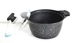 Каструля O.M.S. Collection 3120-24 см 4.55 л Black - мініатюра 4
