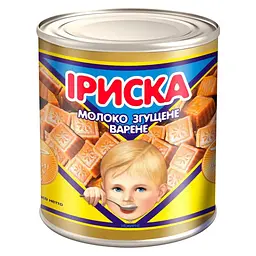 Молоко згущене Первомайський МКК варене з цукром Іриска 370 г