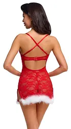 Сорочка Cottelli Lingerie X-Mas S/M (червоний) - мініатюра 4