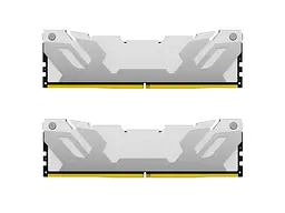 Модуль пам'яті Kingston FURY 32 GB (2x16GB) DDR5 7600 MHz Renegade Silver/White (KF576C38RWK2-32) - мініатюра 2