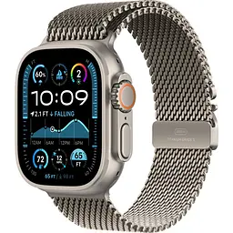 Смарт-годинник Apple Watch Ultra 2 49mm Natural Titanium Case with Natural Titanium Milanese Loop Small (MX4M3)