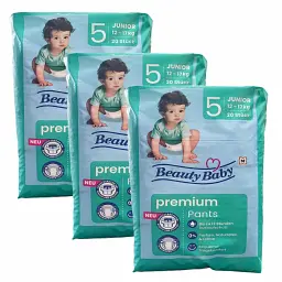 Підгузки-трусики Beauty Baby premium 5 junor (12-17 кг) 60 шт