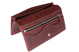Портмоне Сinturino, бордо GRANDE PELLE 19х10х1.5 см acs0032233 - мініатюра 4
