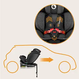 Автокрісло Lionelo Navy I-Size black red (LO-NAVY I-SIZE BLACK RED) - мініатюра 15