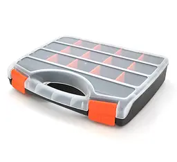 Пластиковый переносной ящик для инструментов Voltronic Box 60x250x310мм