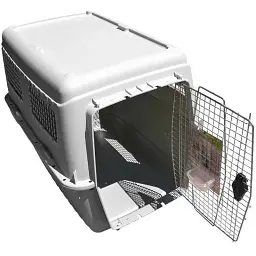 Переноска для собак MP Bergamo IATA Bracco Travel 8 з поїлкою 118x81x88 см сіра - мініатюра 2
