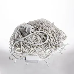 Новорічна гірлянда вулична Garlando 36MWW Бахрома 36 м 600 LED білий провід Біле сяйво - мініатюра 4