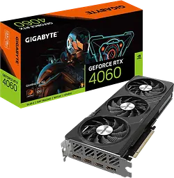 Відеокарта GeForce RTX 4060 8GB Gigabyte Gaming OC (GV-N4060GAMING OC-8GD) Б/В - мініатюра 1