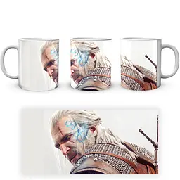 Кухоль GeekLand The Witcher Відьмак Геральт Магія TW.02.365 330 мл білий - мініатюра 3