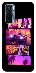 TPU чохол Demsky GTA vibes для TECNO Camon 17 Pro