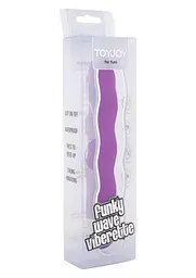 Вібратор ToyJoy Funky Wave 18 см (фіолетовий) - мініатюра 4